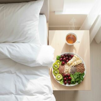 Imagem da notícia Dormir Melhor Começa no Prato: A Conexão Entre o Que Comemos e a Qualidade do Nosso Descanso